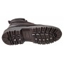 Bocanci barbati miliari din piele naturala imblaniti, model Army Force Negru GKR700N
